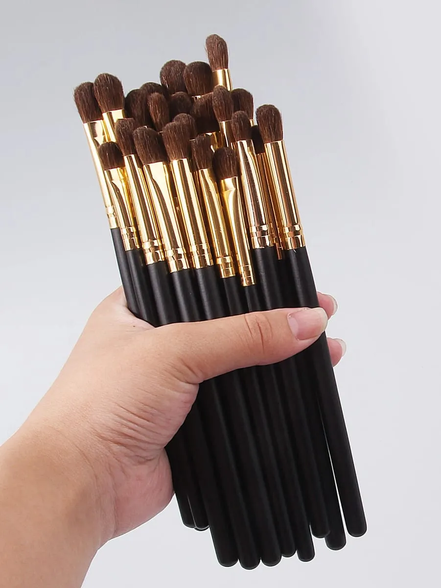 28-Piece Professional Eye Makeup Brush Set Eyeshadow Brush High-Gloss Brush Application Brush Complete Set of Makeup Brushes