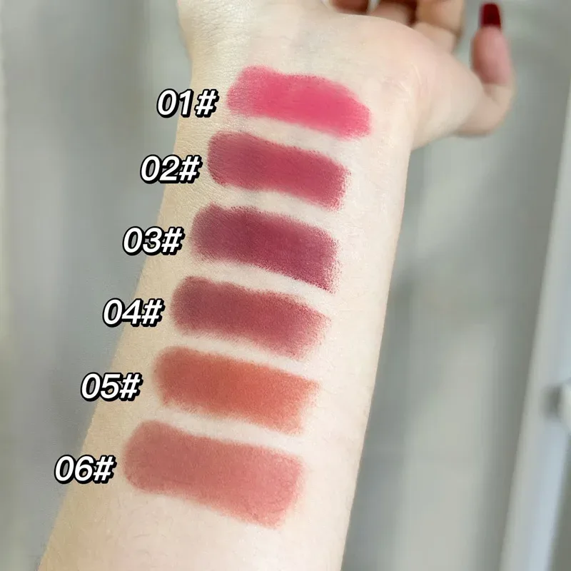 Toot Dodo Matte Lip Mud Cool Brown Low Saturation Waterproof Long Lasting Misty Lip Makeup
