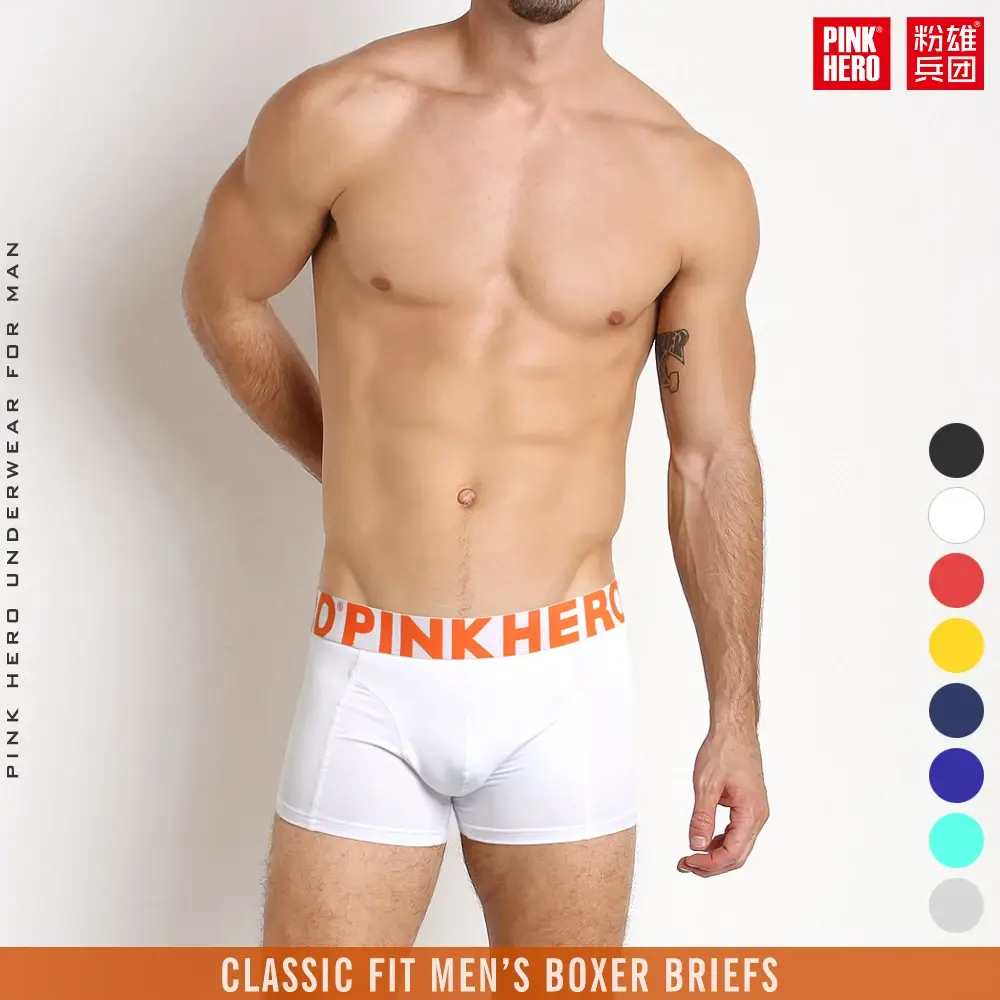 4 stuks PINKHERO mode-onderbroeken voor heren, stijlvol comfortabel en zacht slip Homme, katoenen ondergoed boxershorts, Calzoncillos Hombre