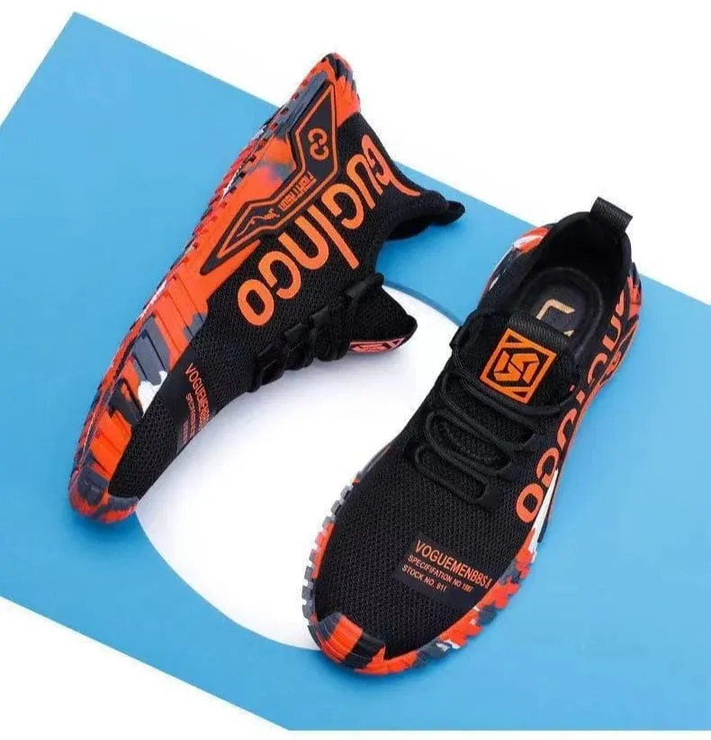 2025 Fall Breathable Thin Flying Woven Mesh Comfortable Casual Shoes Fashionable and Versatile Running Sneakers Men's Shoes