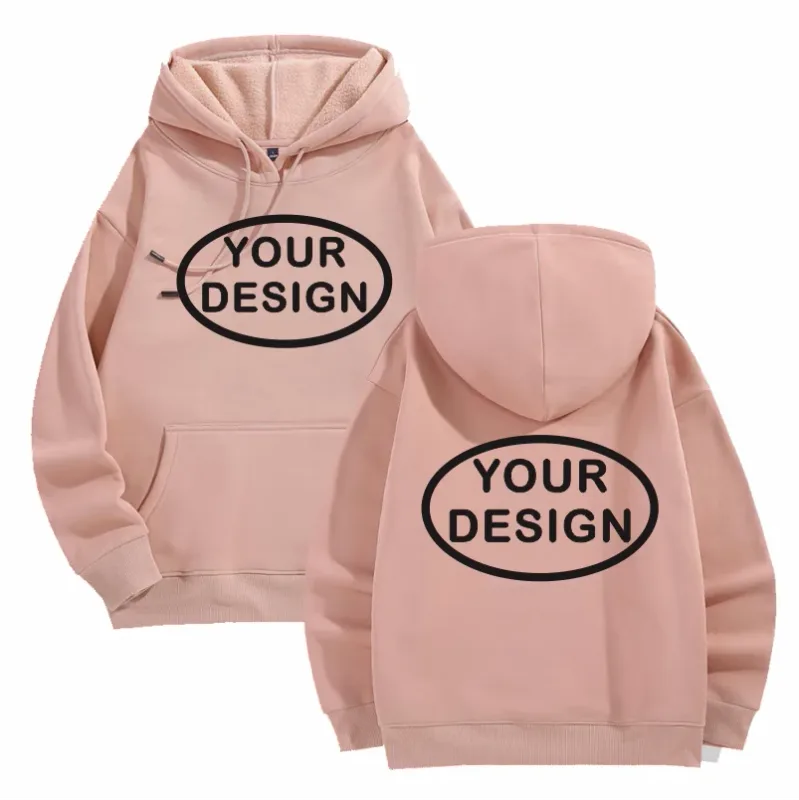 Felpe con cappuccio da uomo e da donna stampate personalizzate Pullover a maniche lunghe moda casual allentate LOGO ricamato Camicie sportive da strada