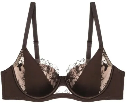 French Retro Color Block Lace Bra Set Soft Underwire Minimizer Thin Cup Lift Support Lingerie Set Women Size 34-40ABC