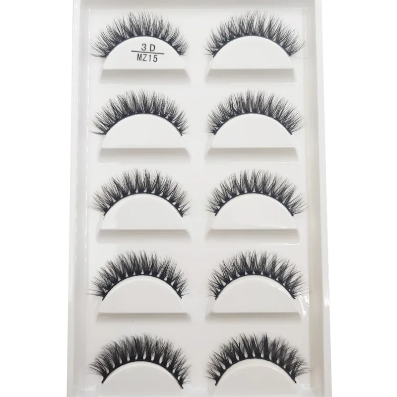 New 28 Style 5 Pairs Natural Mink False Eyelashes Makeup Eyelash Extension Fake Eye Lashes Faux Cils Make Up Beauty Cilios — image 21