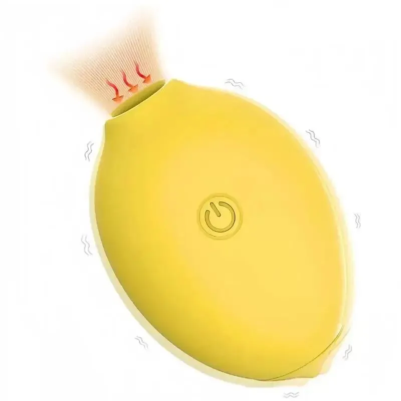 1Set Vakum Kuat Menghisap Lemon Vibrator Oral Nipple Stimulator untuk Wanita Wanita Blowjob Sucker Massager Melancap Mainan Seks — image 2