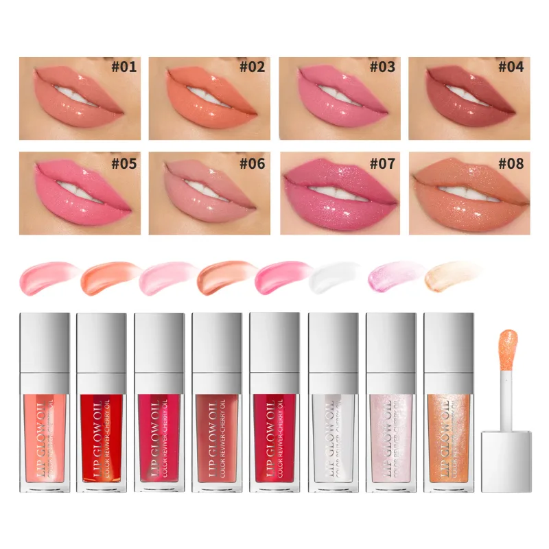 1 Pcs Hydration and Moisturizing Semi Transparent Color Changing Lip Gloss Long Lasting Natural Daily Lips Care Makeup Cosmetics — image 7