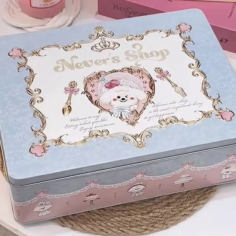 Flowers Know 7th Anniversary Makeup Storage Box Cosmetics Iron Box