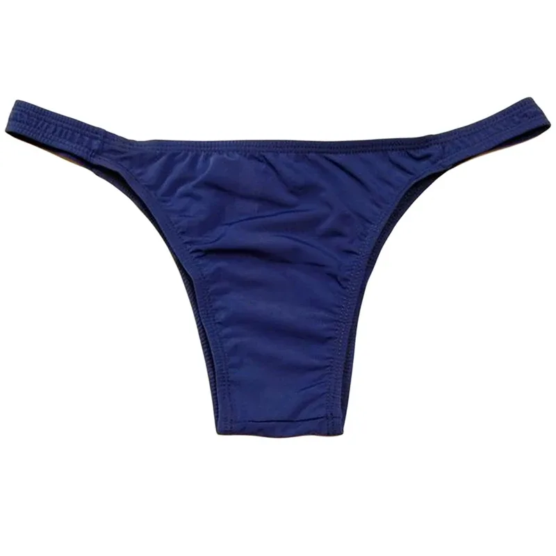 Narrow Waist Seamless Ice Silk Briefs Men Sexy Transparent Underwear Low Waist Bikini Panties Adult Lingerie