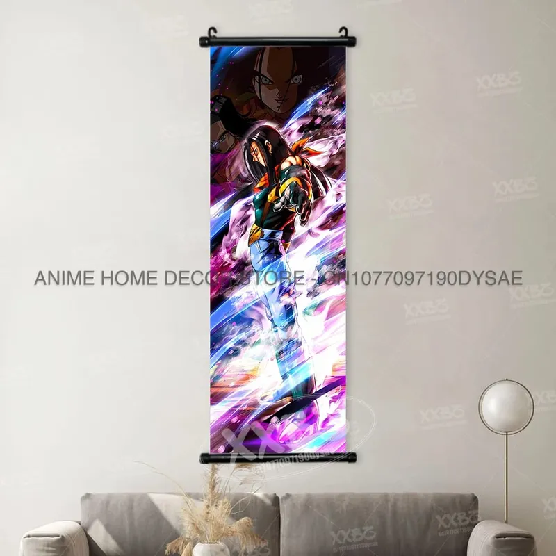 Dragon Ball Posters Anime Figures Wall Art Frieza Home Decor VegetaIII Scrolls Picture Goku Hanging Painting Son Gohan Wallpaper — image 31