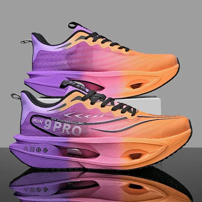 Carbon Board Marathon Speciality Sports Men Running Shoes Breathable Women's Athletic Sneakers Casual Walking Shoes Male Autumn