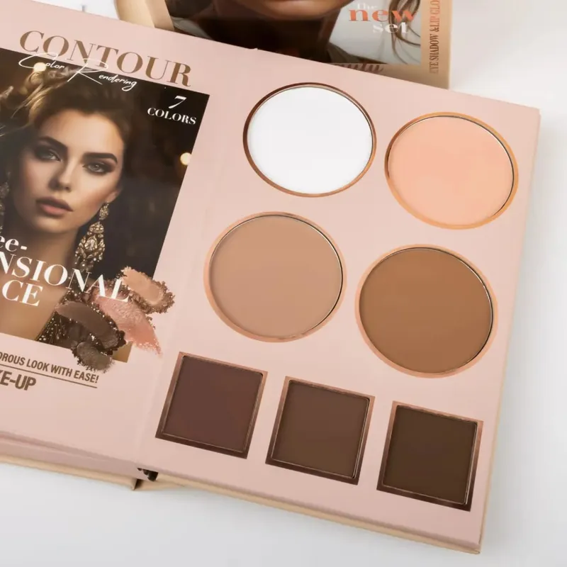 67-Color Multi-Layered Beauty Book Palette a Makeup Book That Combines Blush Contouring and Highlighter Rich Colors — image 4