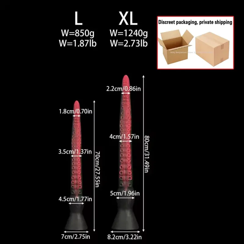 50-100cm Super Long Anal Whip Octopus Anal Plug Silicone Suction Cup Bdsm Buttplug Dilatdor Anal Xxl Sex Toys Women Men Sex Sho — image 14