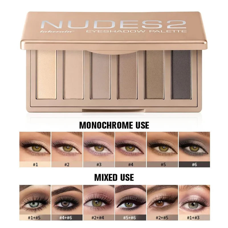 10Pcs Lip Balm Lipstick Concealer Palette Nudes Eyeshadow Palette Makeup Brushes Xmas Drawstring Bag Woman Makeup Christmas Gift