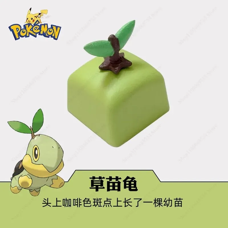 Pokemon Anime Cute Tail Keycaps Pikachu Gengar Eevee Keyboard Cap for Cross Shaft Mechanical Keyboard 3D Resin Keycaps Best Gift — image 27