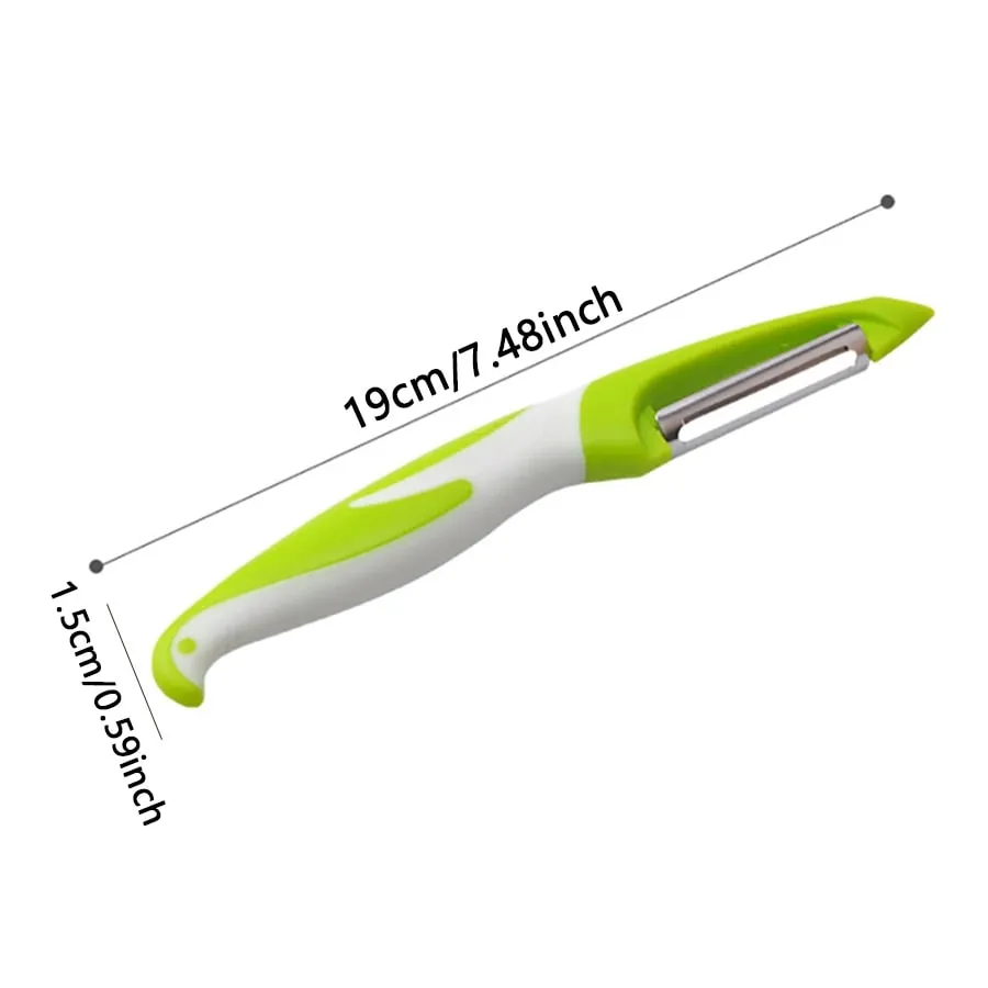 Vegetable and fruit peeler suitable for kitchen fruit vegetable and potato peeler ergonomic non-slip handle and sharp blade.