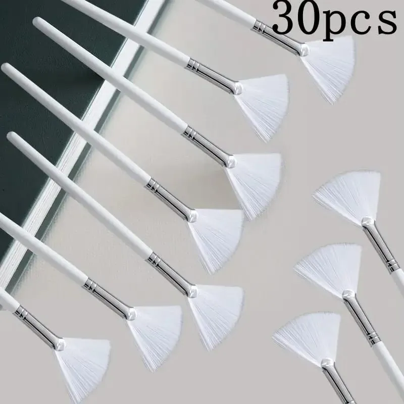 DIY Face Mask Brush Set Soft Applicator Brushes Makeup Tools Includes Soft Fan Facial Brushes Acid Applicator Brush