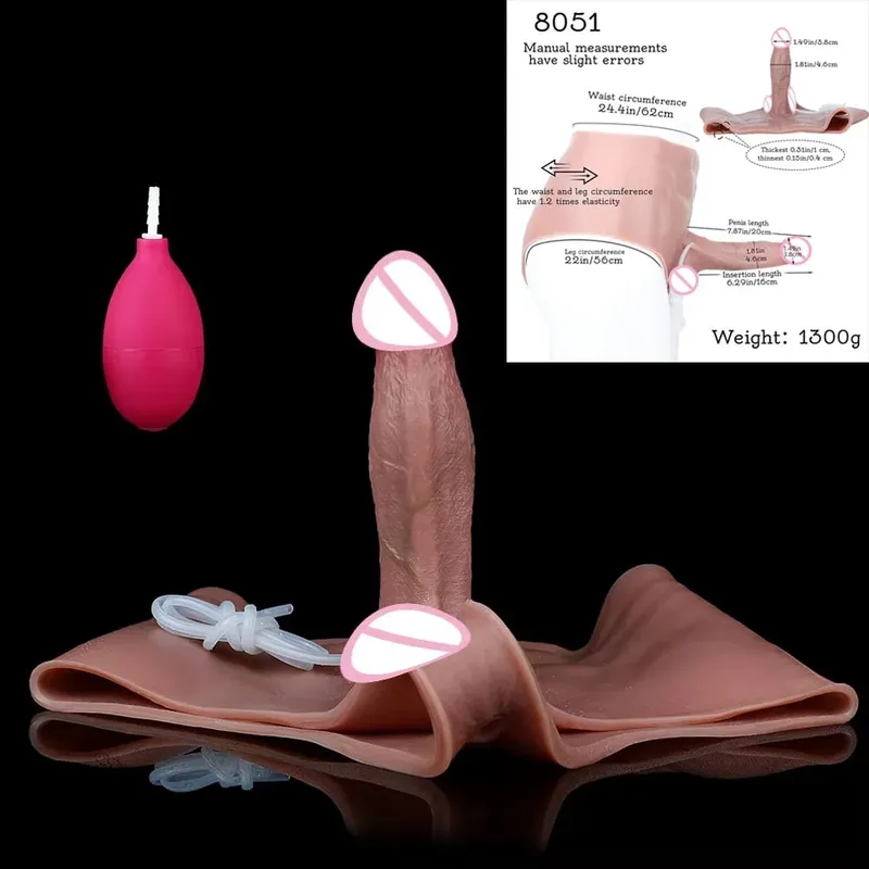 Plug Anal en Silicone, culotte gode avec Muscles abdominaux, pénis solide, masturbateur Vaginal et Anal, jouet sexuel pour femme