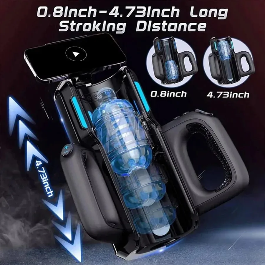Leten THRUSTING-PRO Thrusting High Speed Male Masturbator Machine Automatic Telescopic Vagina Masturbation Cup Sex Toy For Men