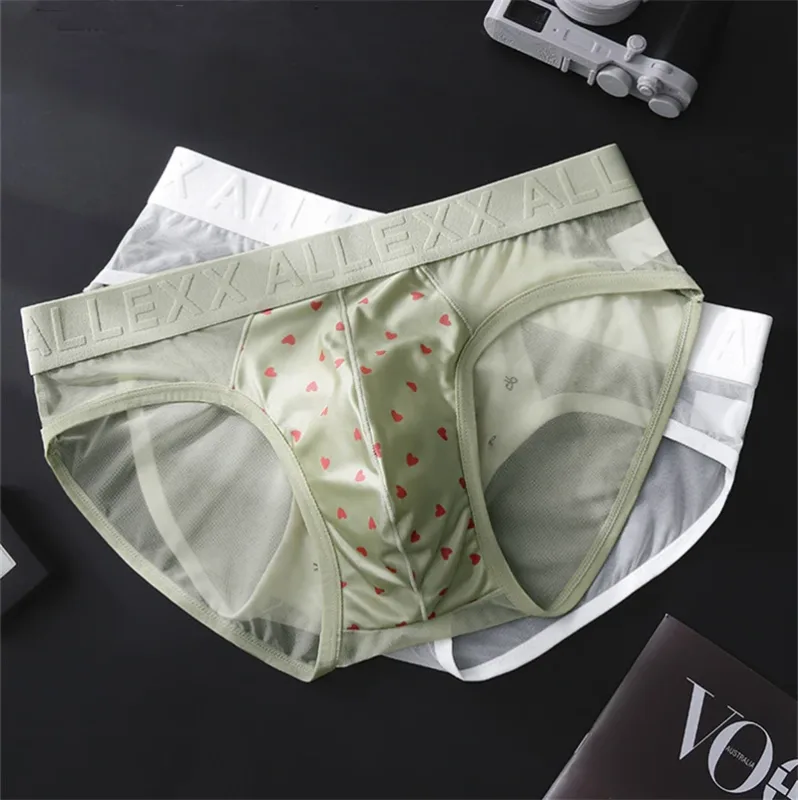 大人 18 プラス cueca メッシュメンズ下着レターウエスト cuecas masculino プリント calzoncillos hombre 3D 凸バッグ男ランジェリー新しい — image 7