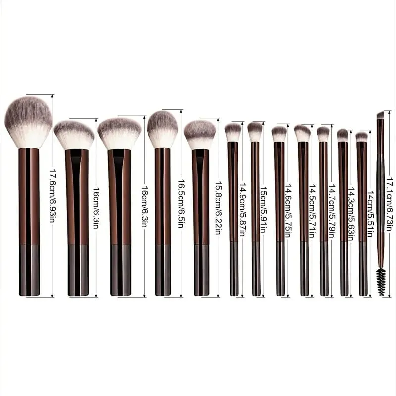 13 Piece Soft Fluffy Makeup Brush Set Foundation Make-Up Concealer Powder Eye Shadow Powder Blusher Facial Beauty Tool — image 5