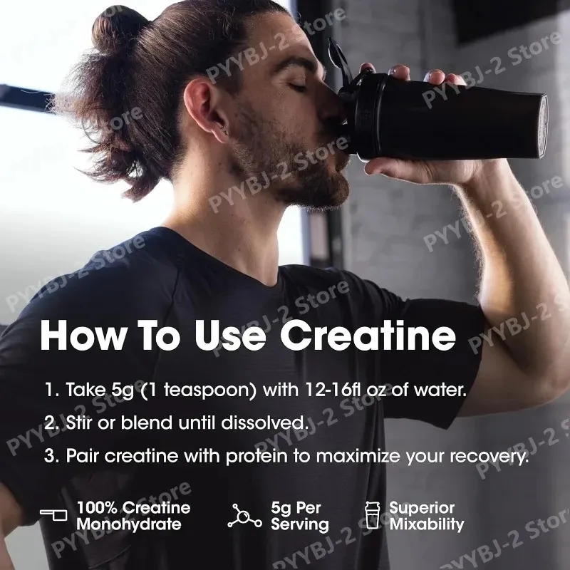 300g Creatine Monohydrate Powder Support Strength Muscle Performance Sports Beverages Usee Support Fitness Nutrition Supplement — image 5