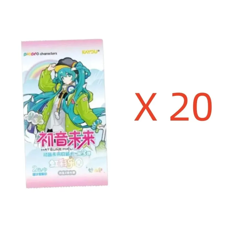 Original Hatsune Miku Card Charm Pack Shining Superstar Party Show Cards CR OR UTR Rare Collection Card Toy