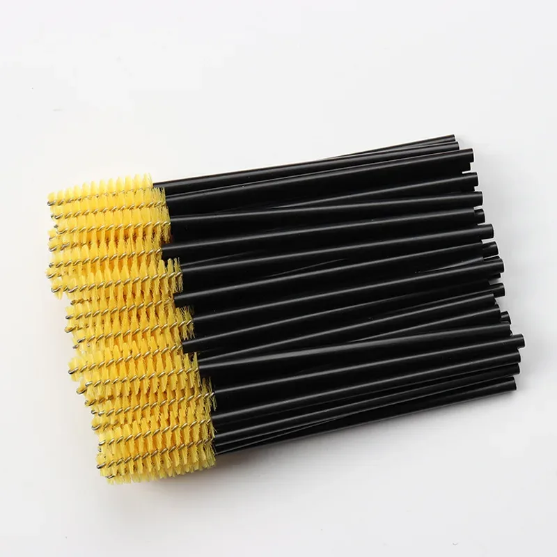 100pc Disposable Eyelash Brush Hollow Eyebrow Comb Lash Extension Makeup Brushes Mascara Stick Applicator Microbrush Beauty Tool