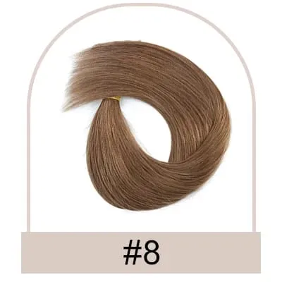 I Tip Hair Extension Straight Human Hair Extensions 40g/50g/ Set Capsule Keratin Natural Fusion Human Hair Extension 12-26inch