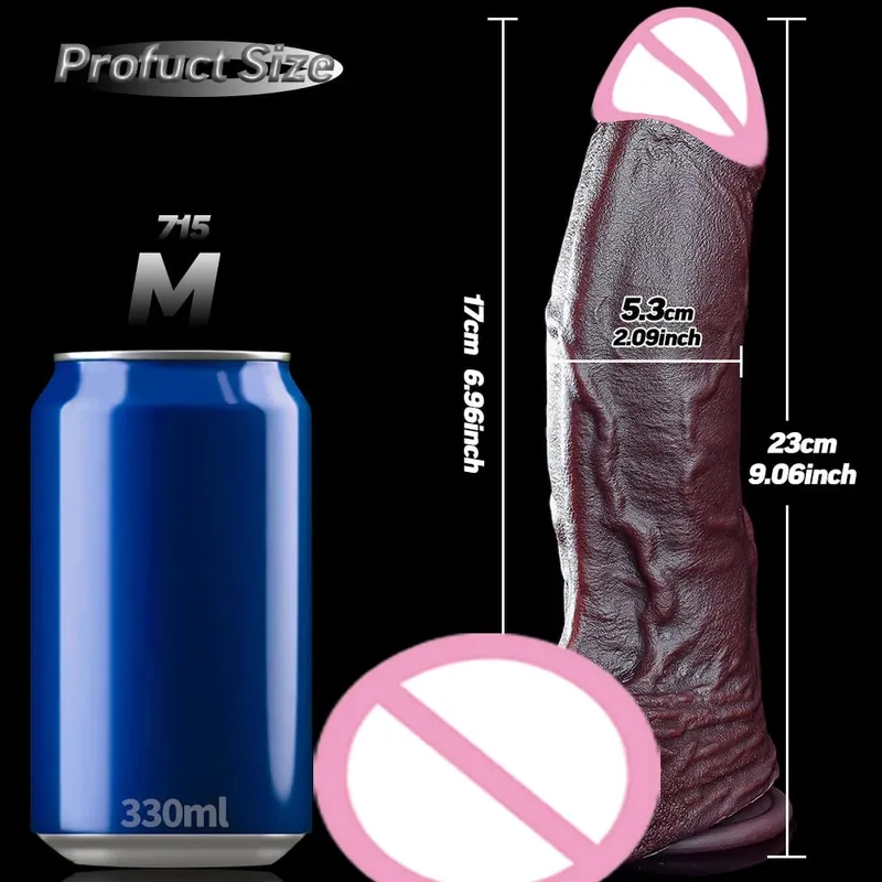 Realistic Soft Big Dildo XXL Porn Huge Thick Fake Penis Double Silicone Cock Woman Man Masturbation Suction Cup Anal Sex Toys