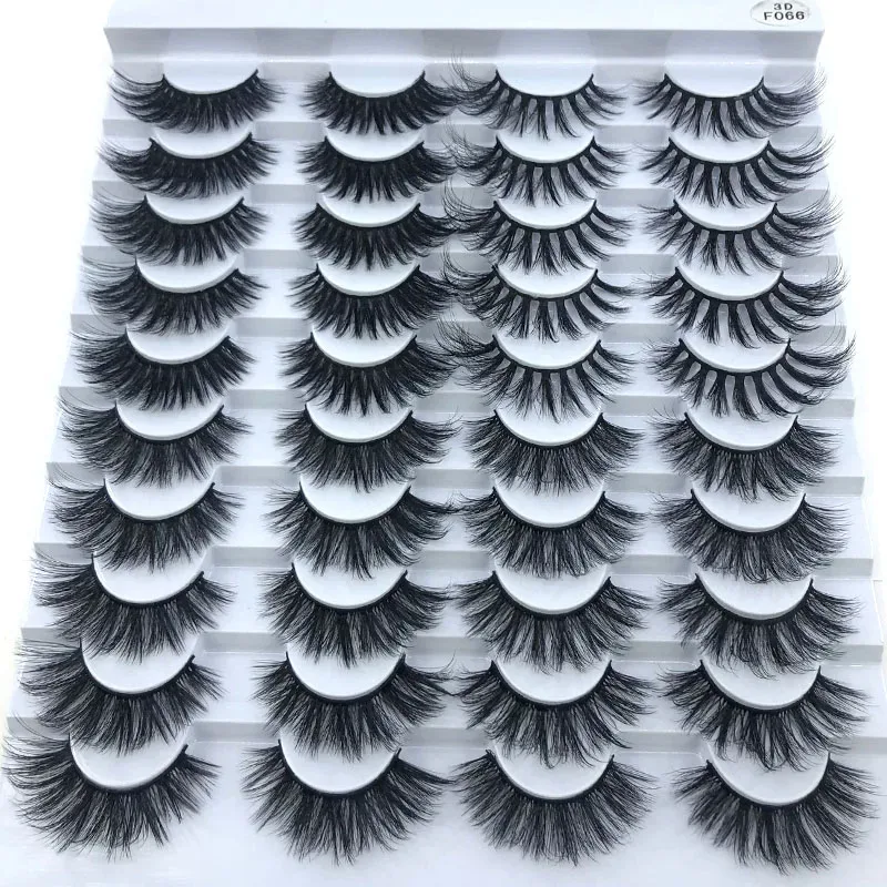 16 Pairs 3D Mink Hair False Eyelashes Natural/Thick Long Eye Lashes Wispy Makeup Beauty Extension Tools