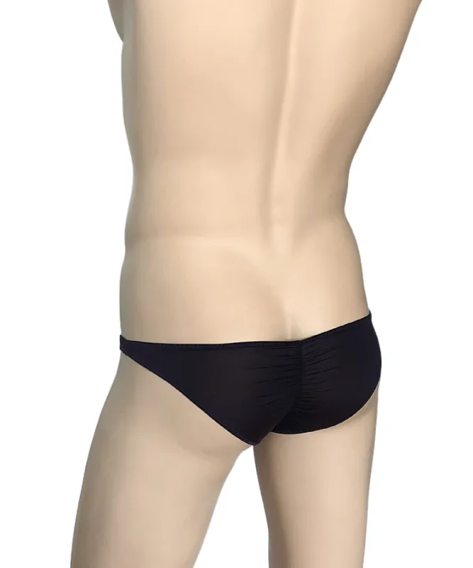 Hip Silk Skating Silk Low Waist Panlalaking Sexy Brief Ultra-manipis Makahinga Solid na Kulay Three-dimensional na Panlalaking Panlalaki