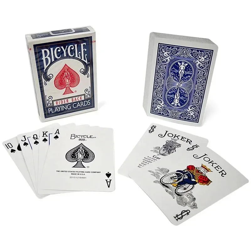 International Version จักรยาน Rider กลับเล่นไพ่สีฟ้า/สีแดงปกติดาดฟ้ามาตรฐานการ์ดเกมการ์ด Magic Trick นักมายากล Prop — image 3