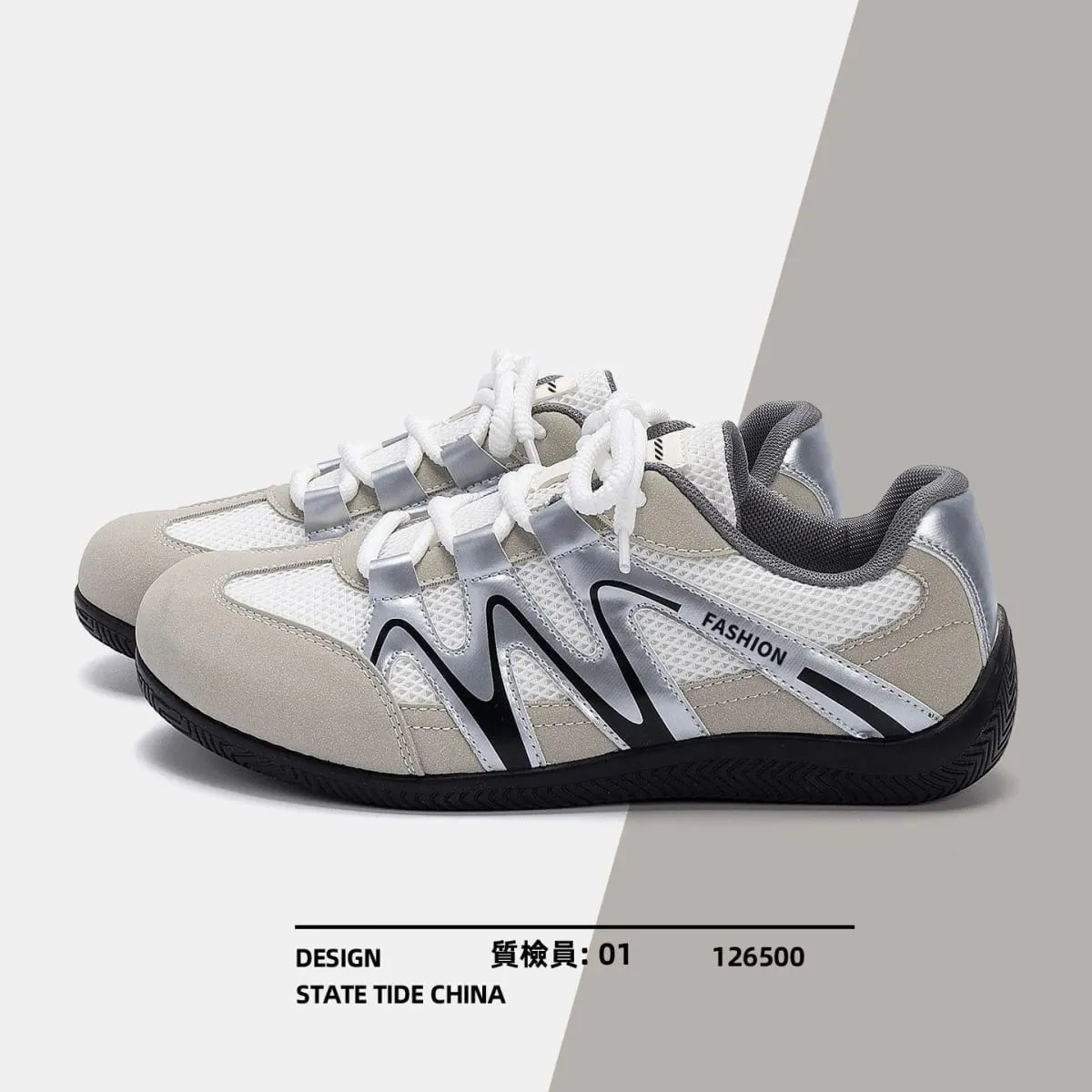 Men's Mesh Breathable Casual Sneakers Lace Up Flat Sole Fashion Sport Shoes Daily Walking Ladies Lightweight Athletic Footwear