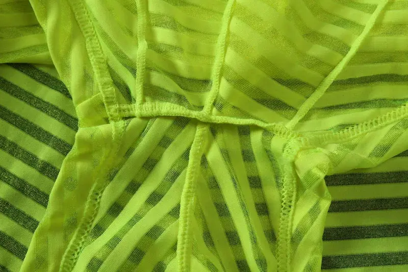 Transparent Underwear Sexy Men Ice Silk Striped Boxer Trunk Breathable Underpants U Convex Pouch Panties Man Boxer Briefs Short