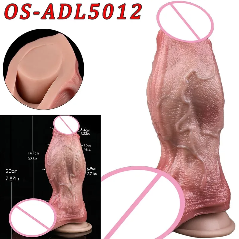 47cm realistická dlouhá dilda s dvojitou hlavou anální vaginální stimulátor Sexuální hračka s přísavkou pro lesbické páry Gay Muži Nástroje pro dospělé