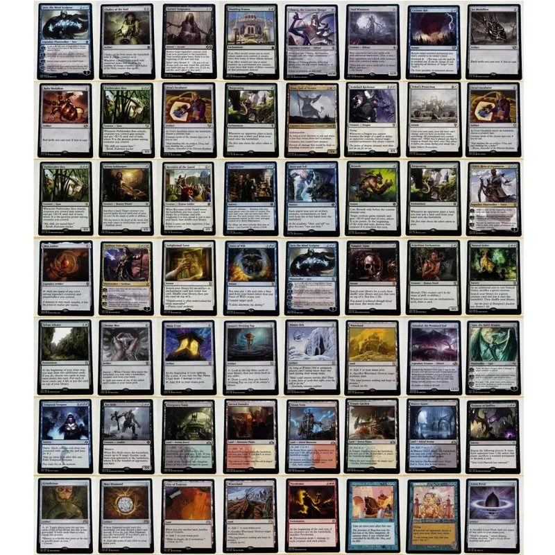 Tcg Proxy Cards Custom 56-Card Proxy Deck Set–High Quality The One Ring Complete Tabletop Strategy Card Set