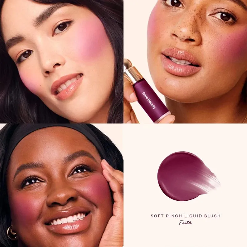Fashion Rare Beauty Oft Pinch Liquid Blush Silky Lasting Sweat- and Humidity-resistant Cream-to-powder Rouge Women's Face Makeup