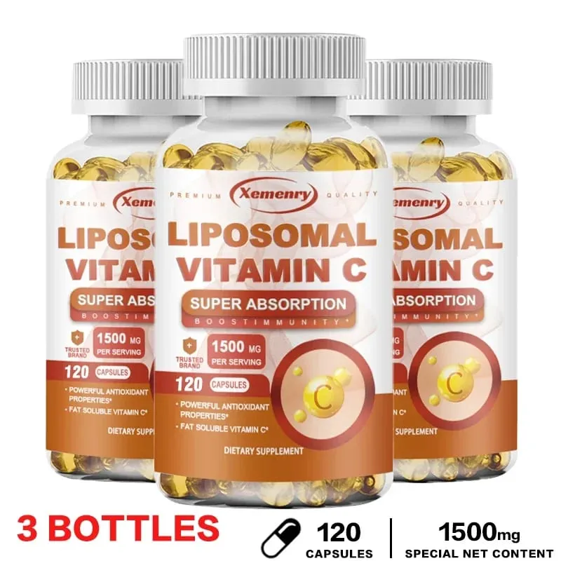 Liposomal Vitamin C - Supports Antioxidant and Nutrient Absorption Energy Supplement and Promotes Immune Health