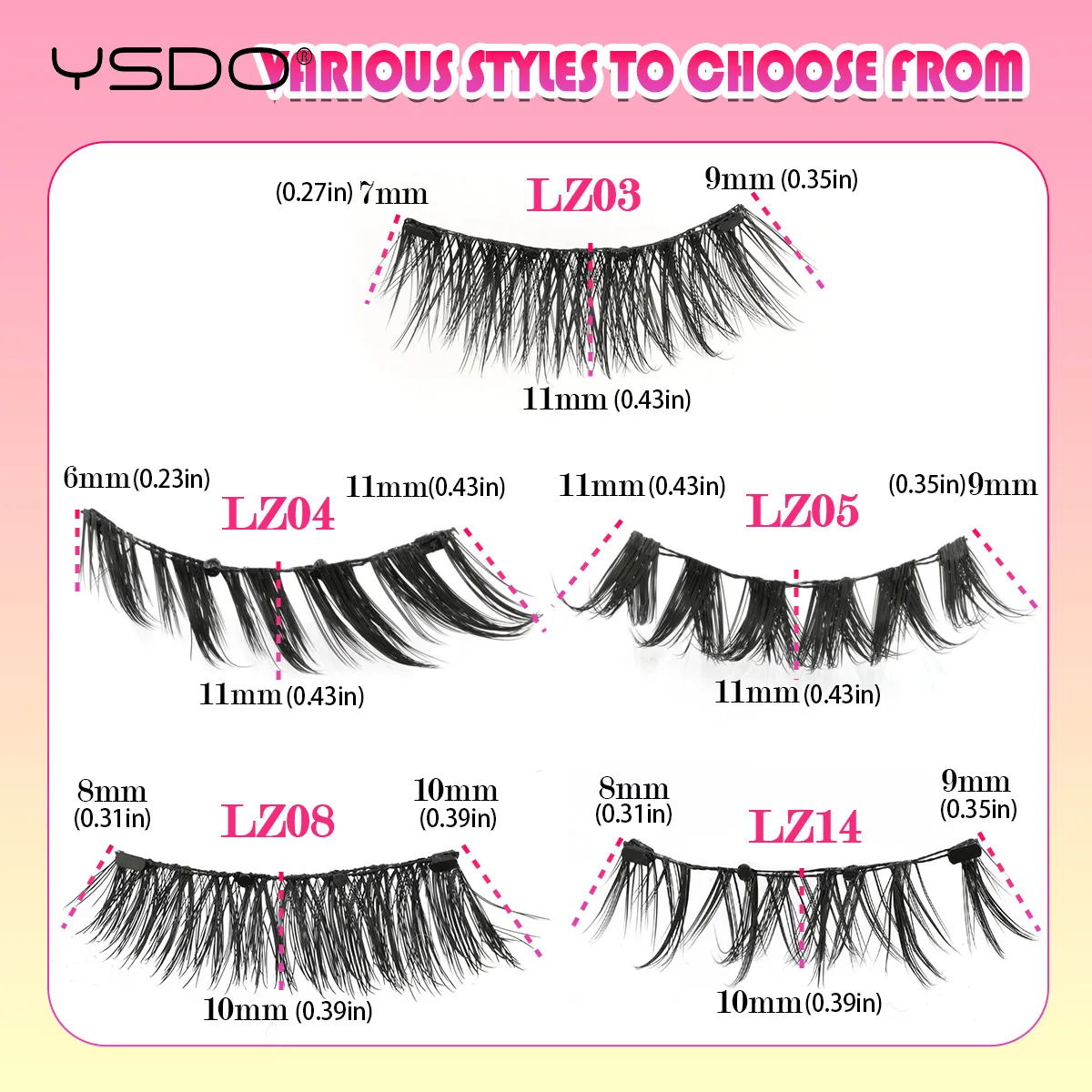 Magnetic Eyelashes Reusable Winged Magnetic 3D Mink Lashes Long-Lasting No Glue Needed False Eyelashes With Tweezer Makeup