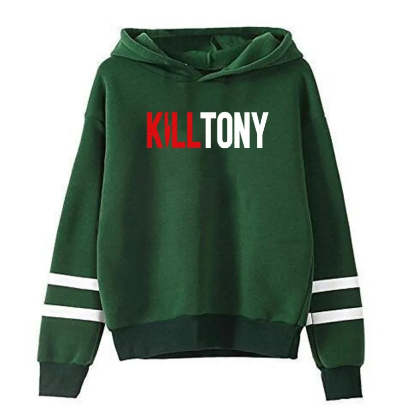 Kill Tony Merch Sudadera con capucha Unisex sin bolsillo barras paralelas manga ropa de calle mujeres hombres Sudadera con capucha ropa divertida