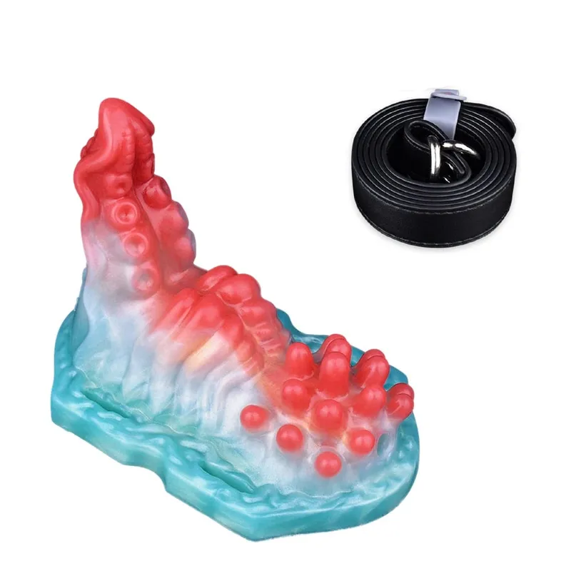 Wireless Control Silicone Octopus/Granule Sex Grinder Strapon Grinding Hump Friction Vibration Massage Female Masturbation — image 13