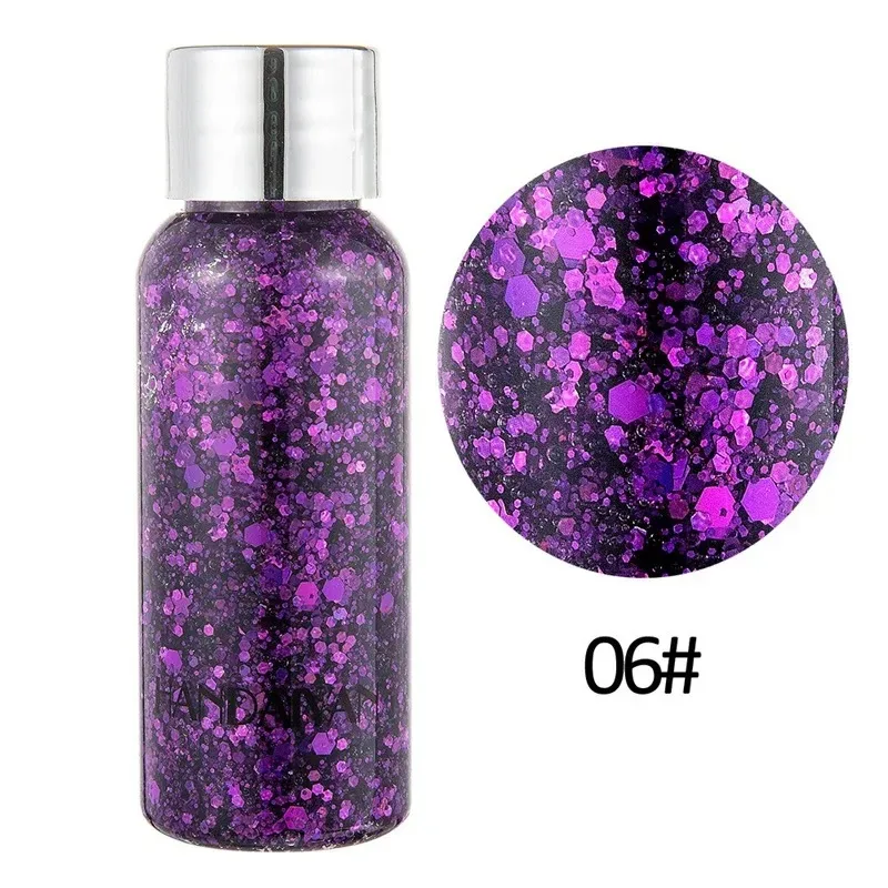 Eye Glitter Body Face Glitter Gel Art Waterproof High Gloss Shine Glitter Multifunctional Makeup Painting Brighten Stage Makeup