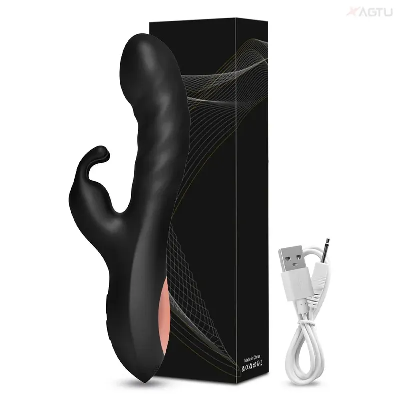 G Spot Rabbit Vibrator for Women Nipple Clitoris Stimulator Powerful Dildo Vagina Massager Adults Masturbator Female Sex Toy