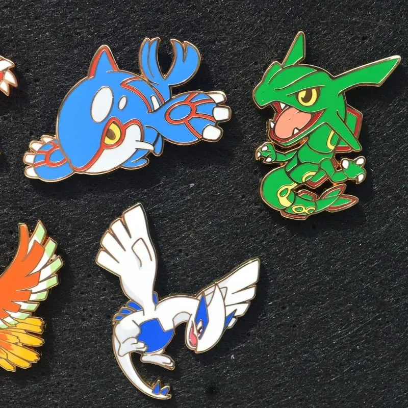Pin Enamel Pokemon Lencana Anime Pin Kerah Bros Permainan Anime Lucu untuk Ransel Pakaian Hadiah Souvenir Perhiasan untuk Teman — image 2