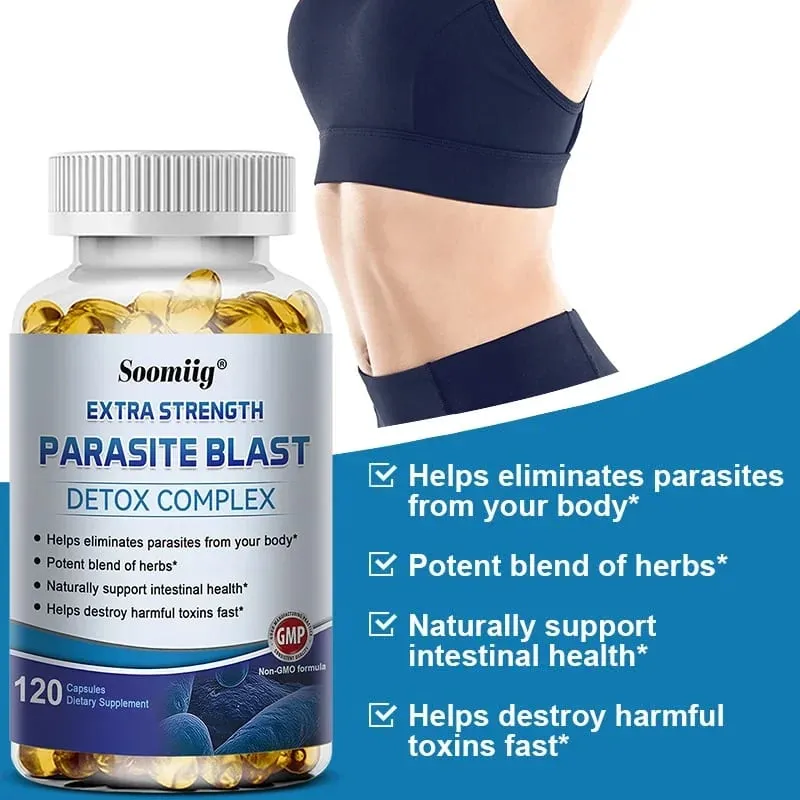 Super Parasite Removal Detoxification Complex 1475 Mg Quickly Eliminates Parasites Intestinal Health Relieves Indigestion — image 4