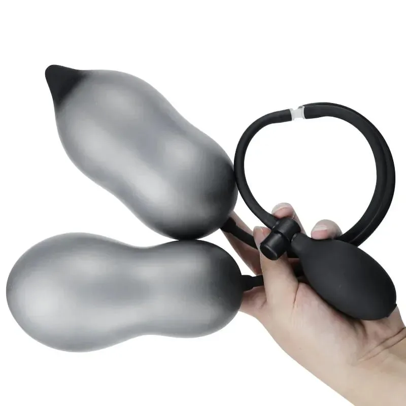 Adult Products Dildo for Anal Toy Expandable Butt Plug Silicone Massager Sex Toys for Women Men Inflatable Anal Plug Backyard