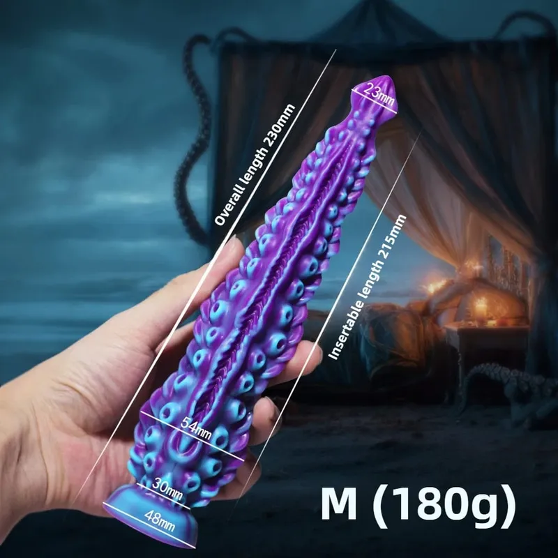 Fantasy Octopus Tentacle Anal Dildo Long Penetration Plug Realistic Gspot Stimulator Anal Dilator Sex Toy 18+ — image 8