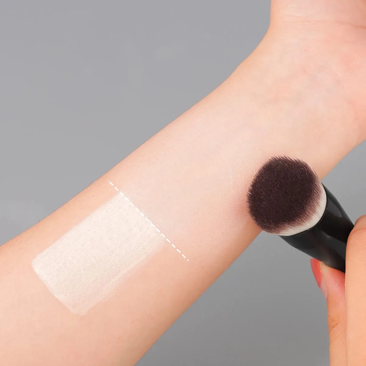 Makeup Brushes Foundation Concealer Angled Seamless Cover Synthetic Dark Circle Liquid Cream Cosmetics Contour Brush Beauty Tool — image 6