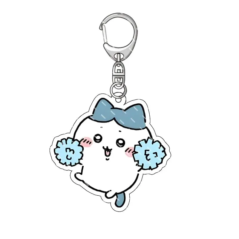 yiji Pendant Anime Comic Acrylic Peripheral Keychain Hachiware Usagi Cute Pendant Bag Hanging Decoration Decoration