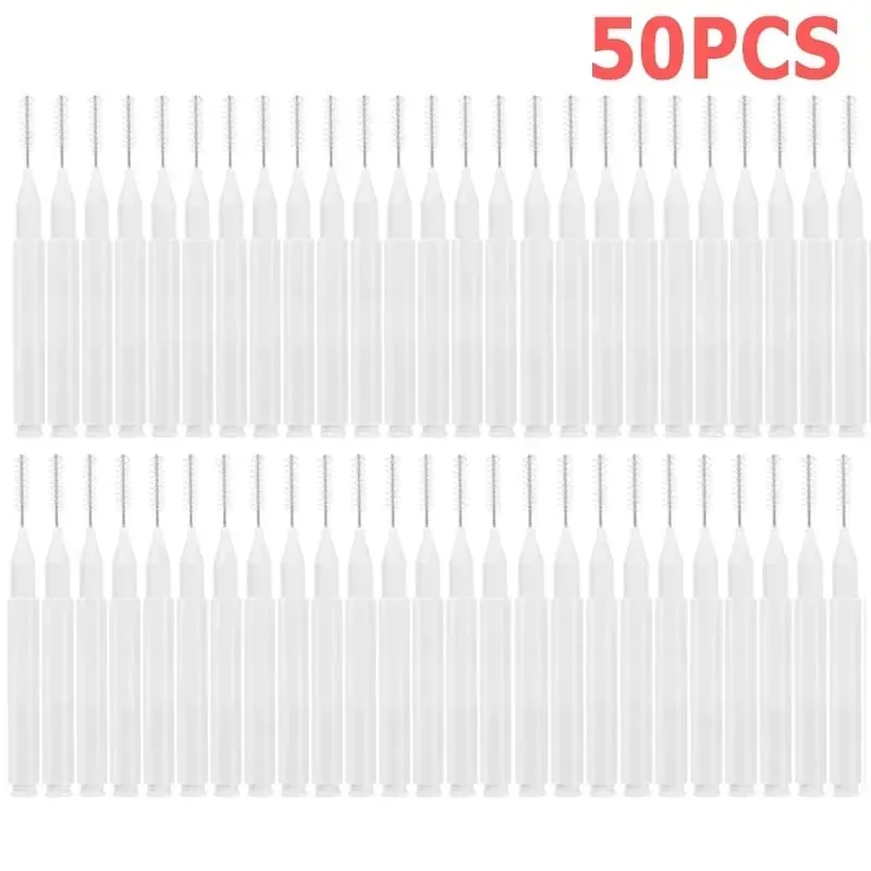 50PCS Mini Eyebrow Brush Portable Brow Perm Brushes Disposable Bendable Micro Eyelash Brow Lifting Brushes Applicators Tools — image 26