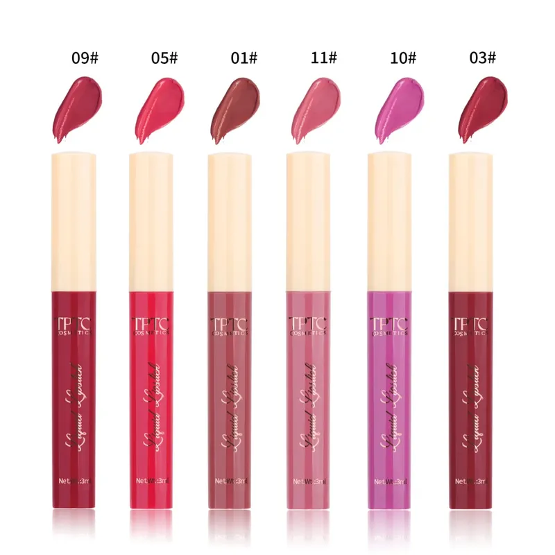 6-pack matte matte lipstick lip glaze long-lasting non-stick cup non-fading velvet lipstick lip gloss